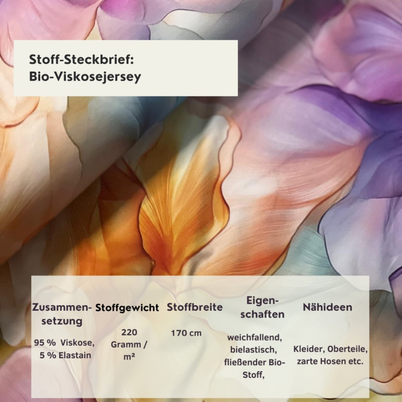 Bio Viskosejersey mit Überbreite: Eigenproduktion Soft Summer von Graustufen-Stoffe
